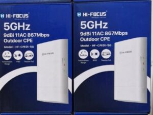 Hi-focus 1KM outdoor CPE01-5G P2P Device