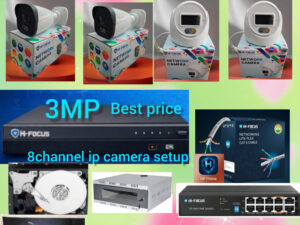 HI-FOCUS 8CHANNEL IP CAMERA FULL SETUP